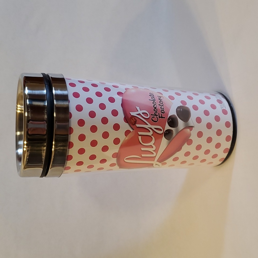 I Love Lucy Chocolate Factory Travel Mug / Thermos - 16 oz - Picture 2 of 6